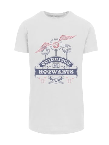 F4NT4STIC T-Shirt Harry Potter Quidditch Hogwarts in weiß