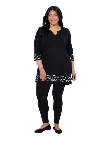 Ulla Popken Longshirt in schwarz