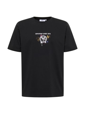 Carlo Colucci T-Shirt Facchinelli in Schwarz
