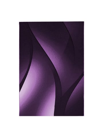 KADIMA DESIGN Teppich Kurzflor Ombre-Verlauf Polypropylen Wohnzimmer in Violett