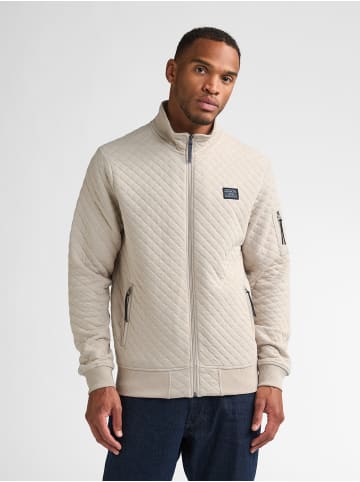 Petrol Industries Gesteppte Sweatjacke ironhall in Weiß