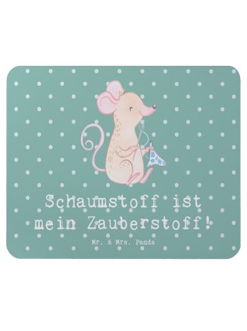 Mr. & Mrs. Panda Mouse Pad Zauber der Polsterin mit Spruch in Meeresbrise