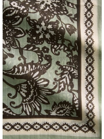 Marc O'Polo Schal mit Allover-Print in Medium Green