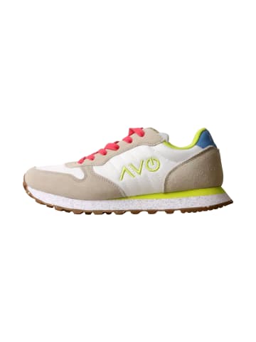 natural world AVO-Sneaker aus Leder Beige