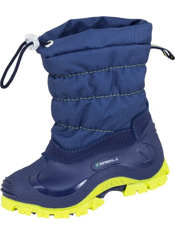 Spirale Kinder-Winterstiefel Sidney gefüttert in blau