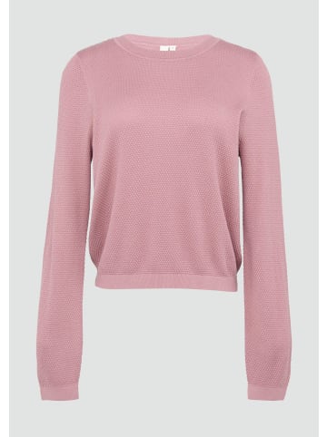 QS Strickpullover in 4176_altrosa