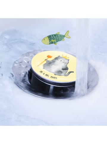 Mr. & Mrs. Panda waschbeckenstöpsel Katze König ohne Spruch in Gelb Pastell