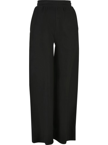 Urban Classics Urban Classics Damen Ladies Straight Rib Terry Pants in black