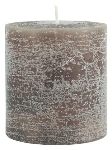 IB Laursen Rustikale Stumpenkerze in braun