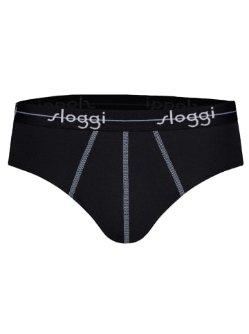 Sloggi Slip 4er Pack in Schwarz