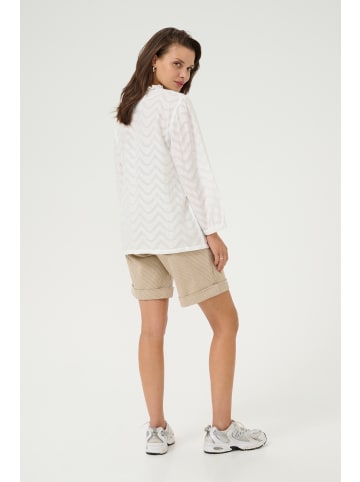 Kaffe Langarm-Bluse KAvictoria in Chalk