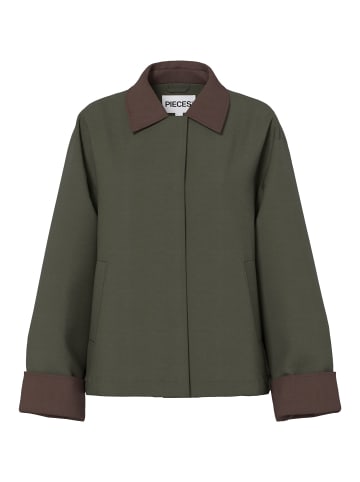 Pieces Leichte Jacke in Forest Night