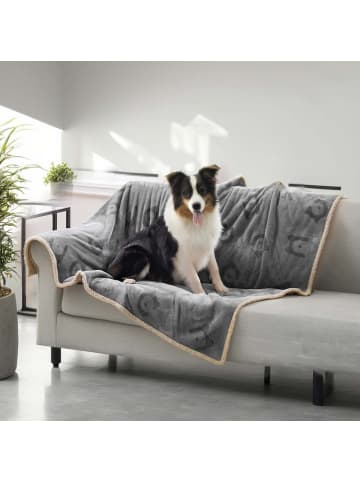 Feandrea Tierdecke Basco in Grau - (B)152 x (H)1 x (T)127 cm