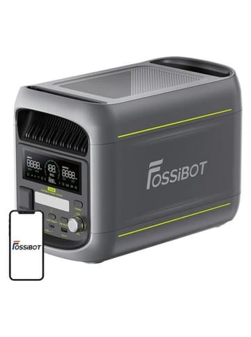 FOSSIBOT FOSSIBOT F1800 1800-W-Ladestation (grau)