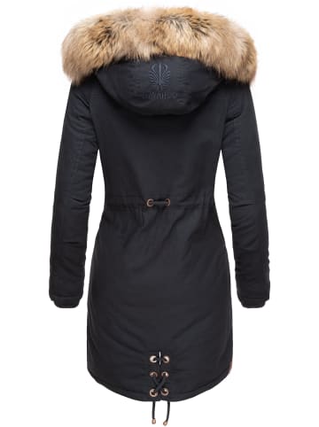 Navahoo Wintermantel Rosinchen in Blau