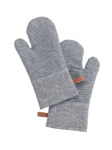 Wenko Topfhandschuhe Mod. Ada Stripes Grau, Topfhandschuhe Ada Stripes Grau in Grau