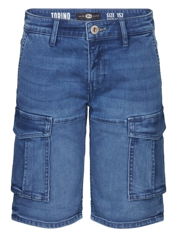 Petrol Industries Torino Cargo-Shorts Denim Aventura in Blau