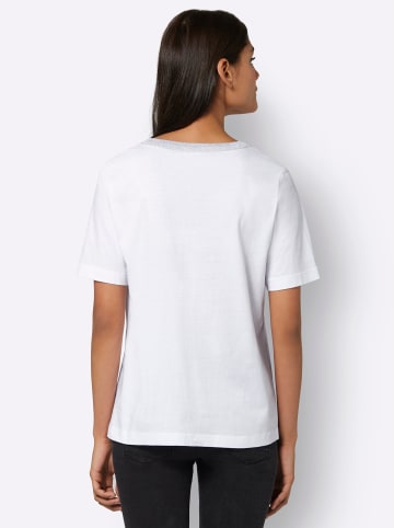 Sieh an! Kurzarmshirt in weiß