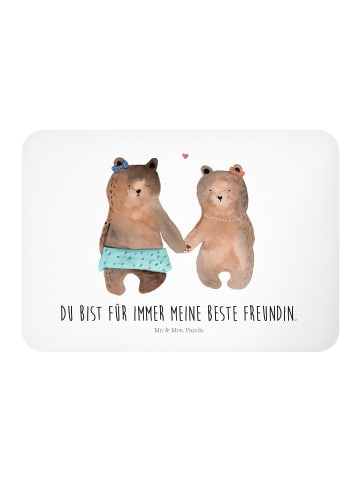 Mr. & Mrs. Panda whiteboardmagnet Bär Freundin mit Spruch in Weiß