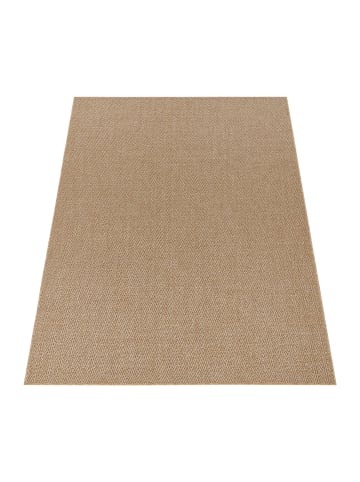 KADIMA DESIGN Teppich Kurzflor Natur Wohnzimmer in Beige
