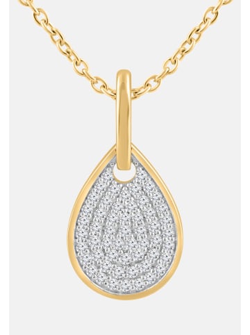 Diamant Exquis Halskette aus 585 Gelbgold mit Diamant