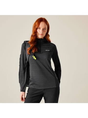 Regatta Shirt Yonder II Powerstretch Midlayer in Schwarz