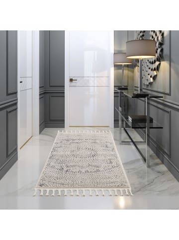 payé Teppich Kurzflor Fransen Fray 2