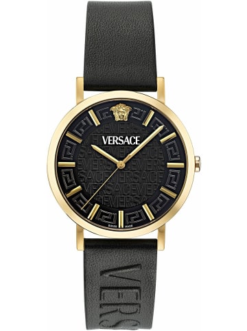 Versace Analoguhr für Herren in Schwarz