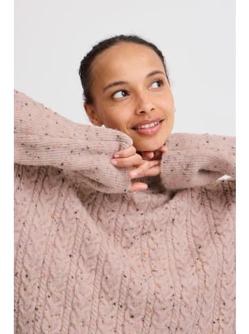 b. young Strickpullover BYNATA Loose fit in Pale Mauve Melange