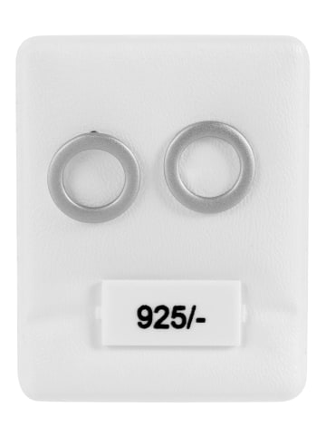 Adeliás Damen Ohrringe – Ohrstecker aus 925 Silber in silber