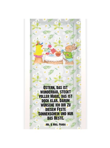 Mr. & Mrs. Panda Laterne Deko Ostern Frühstück mit Spruch in Transparent