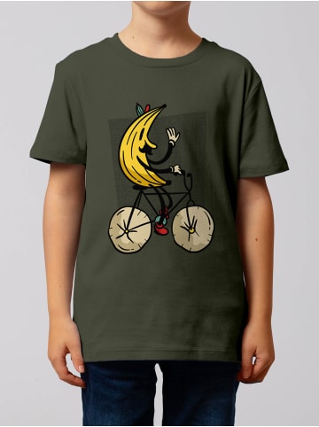 wat? Apparel T-Shirt Banana Rider in Khaki