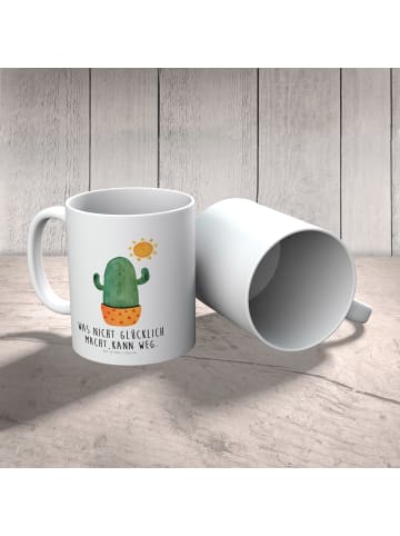 Mr. & Mrs. Panda Kinderbecher Kaktus Sonne mit Spruch in Weiß