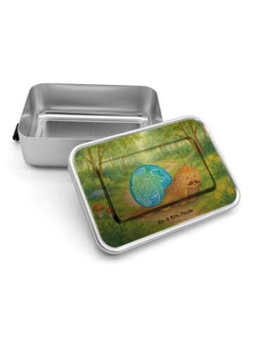 Mr. & Mrs. Panda Bento Box Schnecke Sir Design ohne Spruch in Weiß
