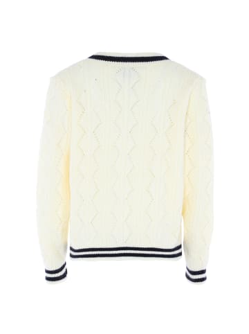 DreiMaster Maritim Damen Pullover in WOLLWEISS