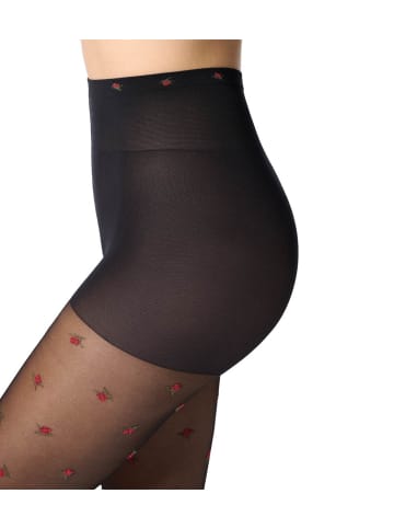 Oroblu Strumpfhosen FLORAL FANCY in black