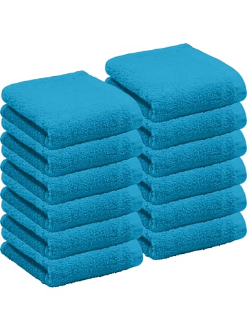 REDBEST Frottier Gästetuch 12er-Pack Oceanside in türkis