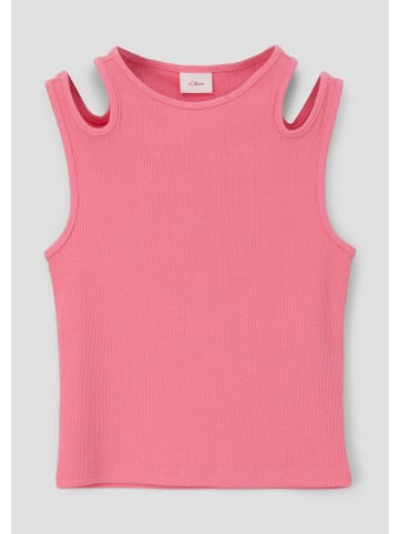 s.Oliver T-Shirt keine Ärmellänge in Pink