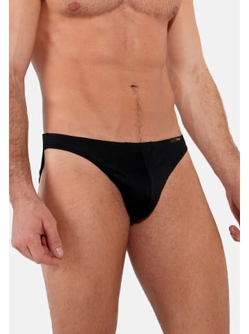 HOM Slip / Unterhose Premium Cotton in Schwarz / blau