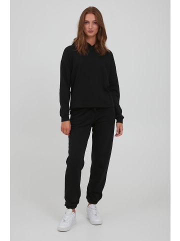 b.young Kapuzenpullover BYSAMMIA HOODIE - 20810533  Schlichter Kapuzenpullover cropped in black denim