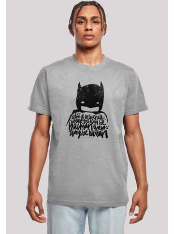 F4NT4STIC T-Shirt DC Comics Batman Always Be Yourself in grau meliert