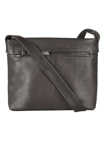 VLD VOi Leather Design Texas Umhängetasche Leder 24 cm anthrazit