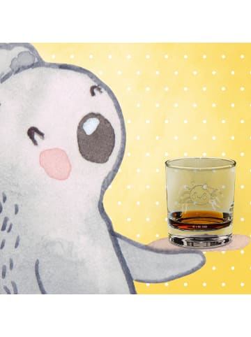 Mr. & Mrs. Panda Whiskey Glas Spinne Agathe Freude ohne Spruch in Transparent