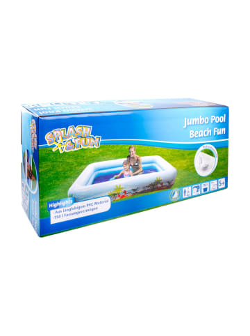 Vedes Planschbecken Beach-Fun Jumbo Pool, 254 x 160 x 48 cm - ab 5 Jahre