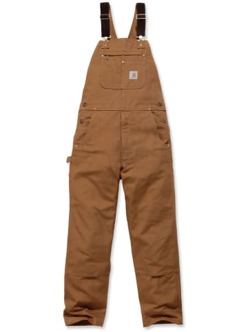 CARHARTT  Latzhose "Bib 102776" in Braun
