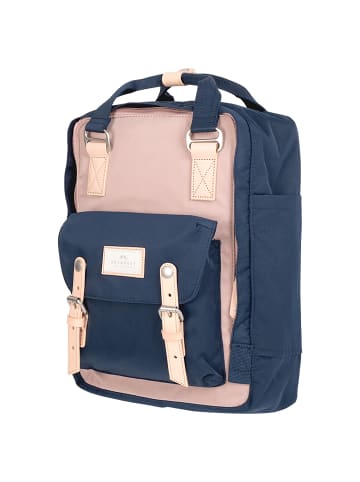 Doughnut Macaroon - Rucksack 14" in light pink x navy