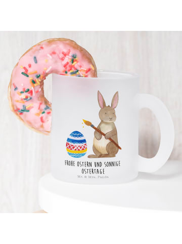 Mr. & Mrs. Panda Teetasse Hase Eier Malen mit Spruch in Transparent