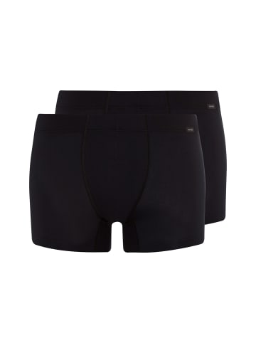 Hanro 2er-Pack Retro Boxershorts Cotton Essentials in Schwarz