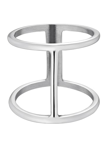Steel_Art Fingerring Jarek poliert in silberfarben poliert