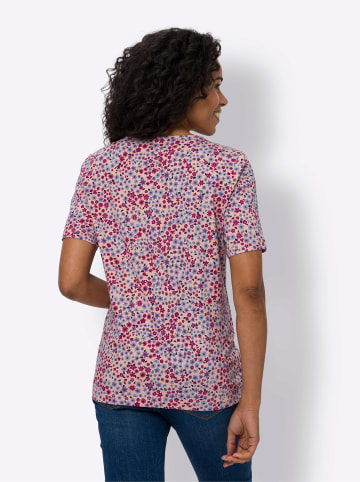 Sieh an! Kurzarmshirt in puder-erika-bedruckt